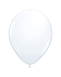 Qualatex White 5" Latex Balloons (100 count)