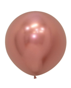Sempertex 24" Reflex Rose Gold Latex Balloons (10 count)