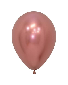 Sempertex 5" Reflex Rose Gold Latex Balloons (100 count)