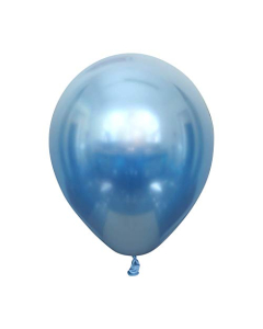  Kalisan 12" Mirror Chrome Blue Latex Balloons (50 count)