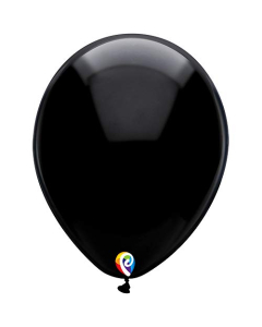Funsational 12" Black Latex Party Balloons 50ct
