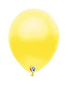 Funsational 12" Pearl Yellow Latex Balloons 50ct
