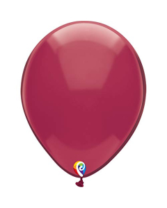 Funsational 12" Crystal Burgundy Latex Party Balloons 15ct