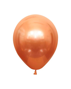 Kalisan 12" Mirror Chrome  Copper Latex Balloons (50 count)