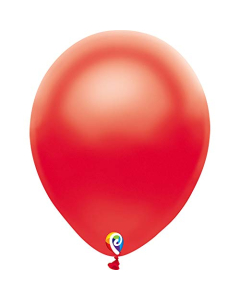 Funsational 12" Pearl Red Latex Party Balloons 12ct