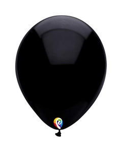 Funsational 12" Pearl Black Latex Party Balloons 12ct