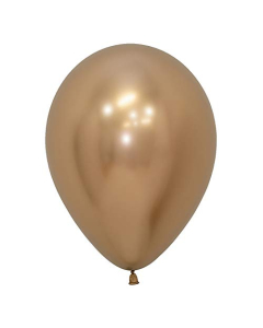 Sempertex 5" Reflex Gold Latex Balloons 100 ct