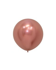 Sempertex 18" Reflex Rose Gold Latex Balloons (15 Pack)