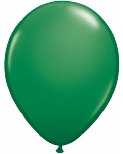 5" Green Qualatex Latex Balloons 100CT