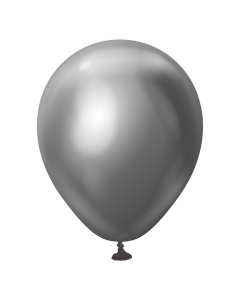  Kalisan Mirror Chrome Space Grey 5" Latex Helium Balloons  50ct