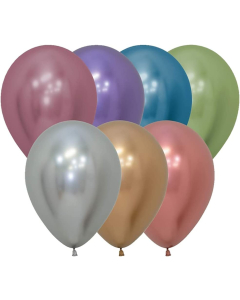 Sempertex 11" Reflex Assortment Latex Balloons 50ct