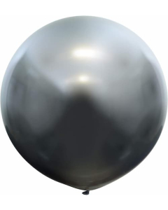 Kalisan 36" Mirror Space Grey Latex Balloons (2 count)
