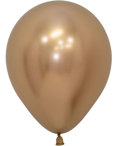 Sempertex 11" Reflex Gold Latex Balloons 50ct