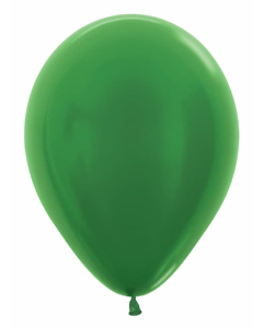 Sempertex 5" Metallic Green Latex Balloons (100 count)