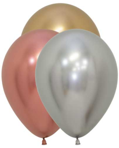 Sempertex 5" Reflex Deluxe Assortment Latex Balloons 100ct
